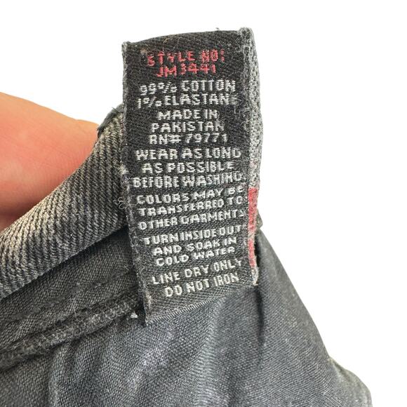 Jordan Craig Legacy Edition Side Stripe Black Acid Paint Splatter Jeans 38 x 32 - Picture 10 of 10